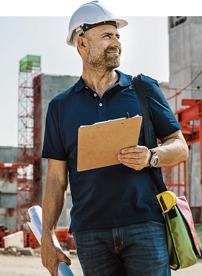 Photo of construction worker